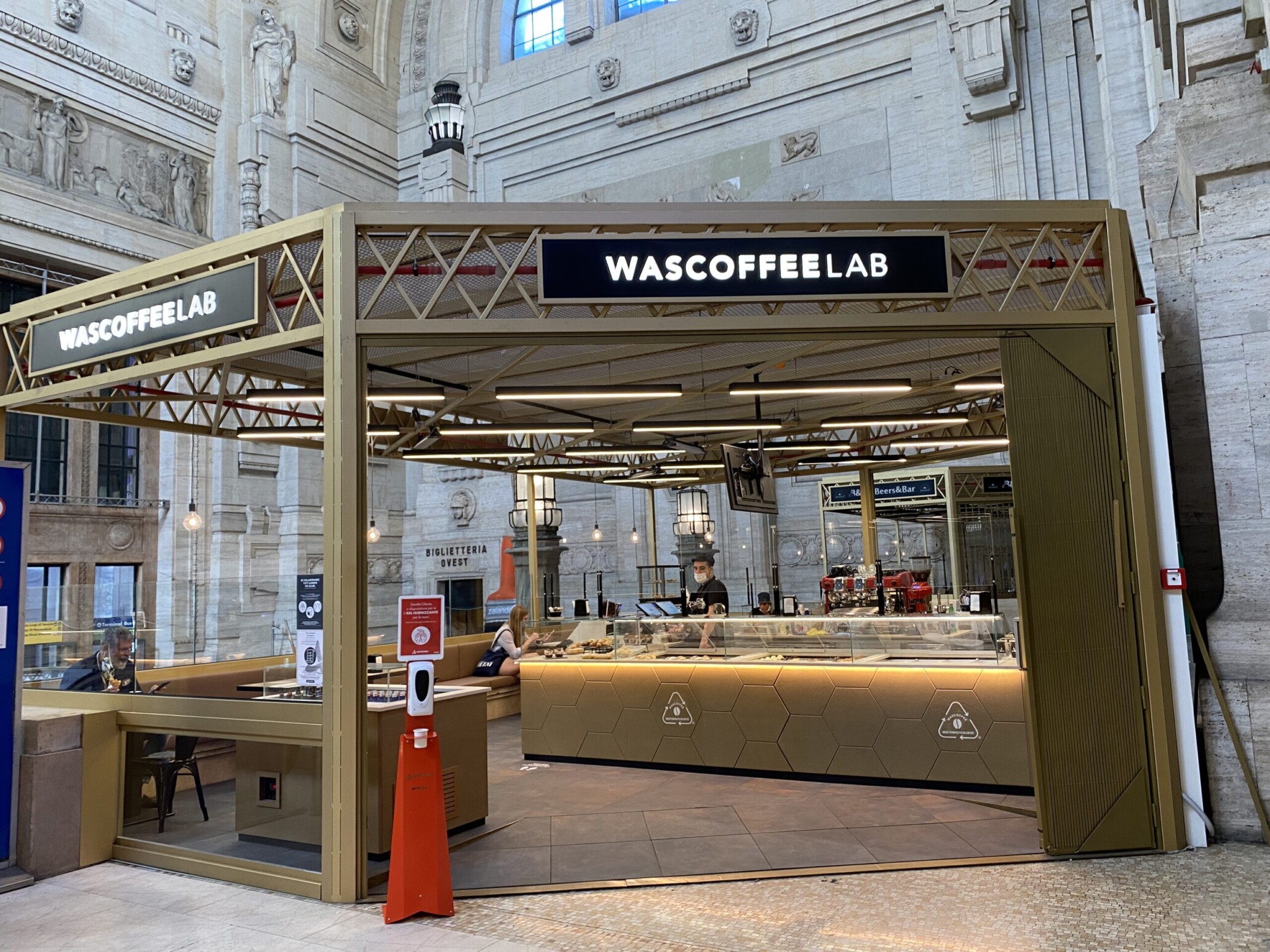 Pastaria e Wascoffee lab: due nuovi chioschi alla stazione Centrale di Milano