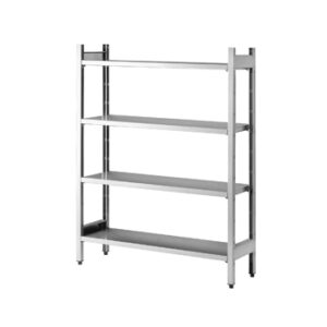 Scaffale ripiano scatolato a gancio con rinforzo