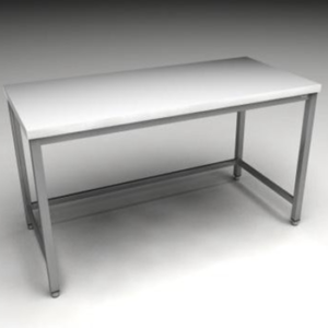 Tavoli STRONG Centrali TOP 1/2 Inox E 1/2 Politilene
