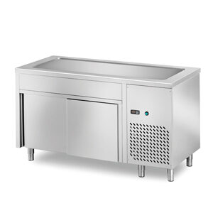 Base neutra con vasca self service refrigerata mod. sra