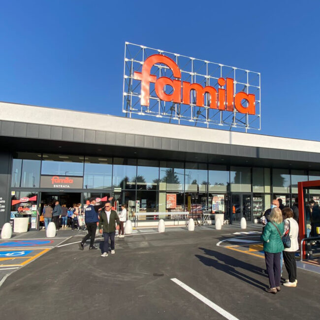 Nuovo supermercato Famila (gruppo Unicomm) a Conselve (PD)